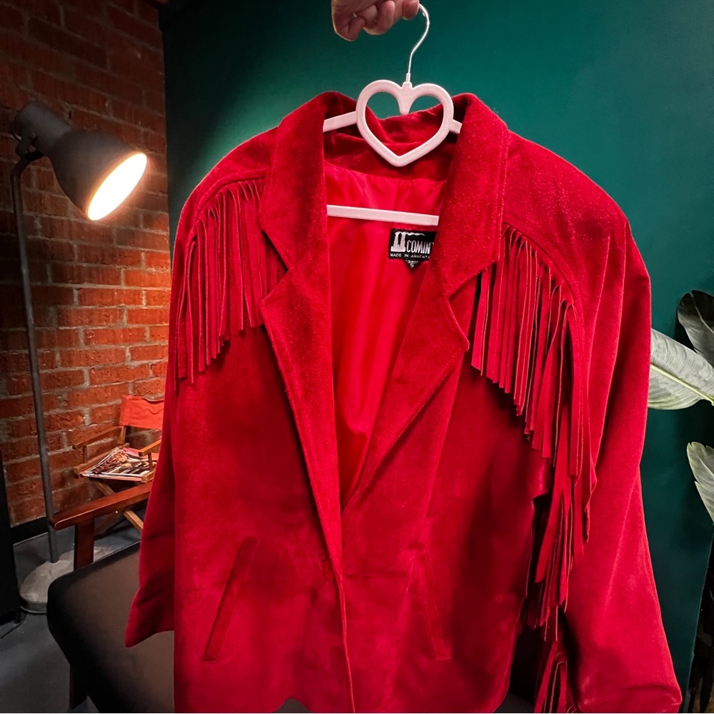 Comint 80’s Red Fringe Jacket